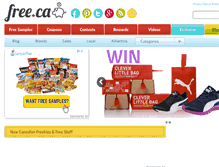 Tablet Screenshot of free.ca