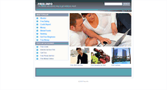 Desktop Screenshot of free.info