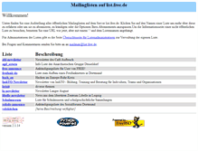 Tablet Screenshot of list.free.de